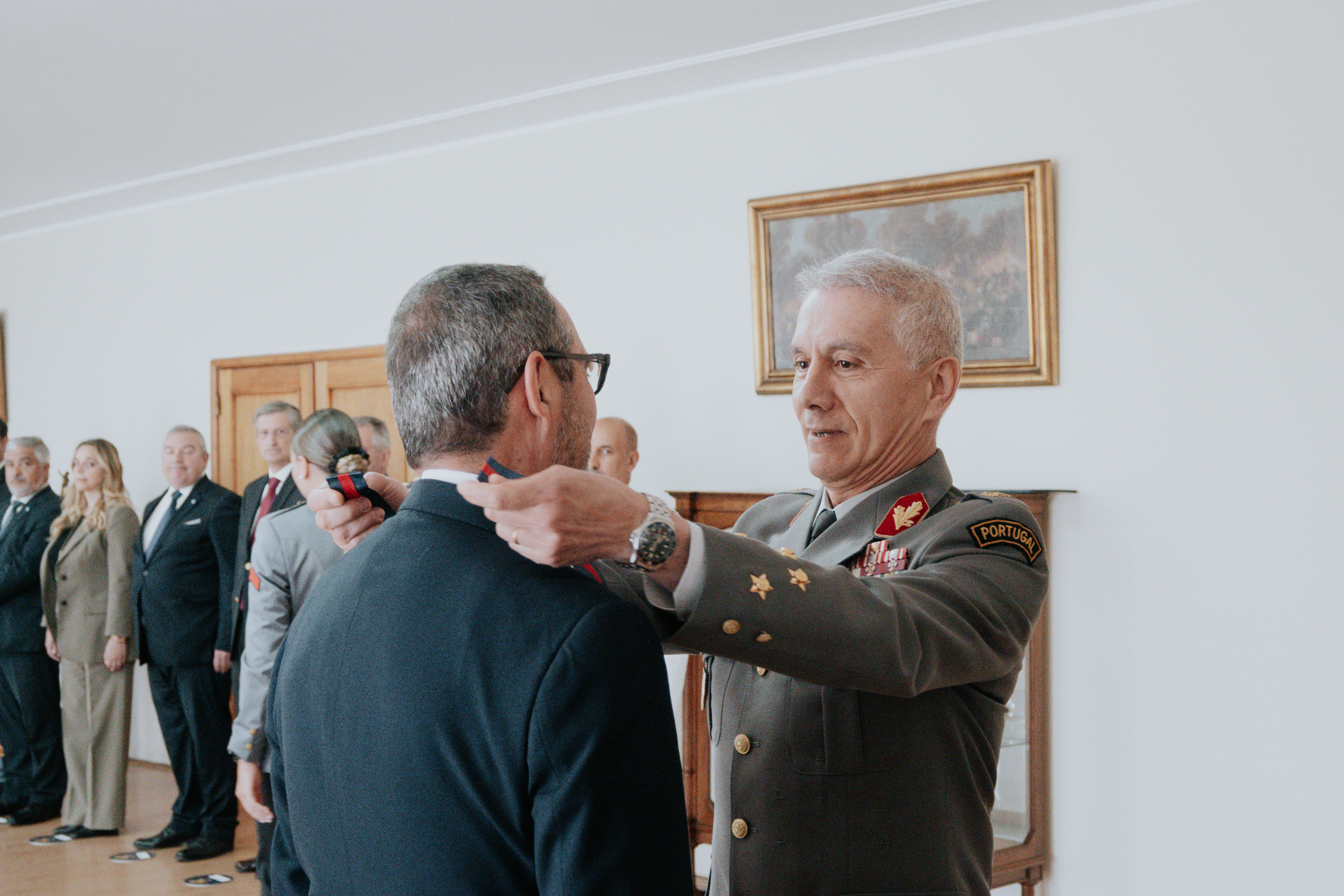 CEMGFA HOMENAGEIA EMBAIXADOR PAULO VIZEU PINHEIRO